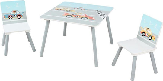 Set Mese Pentru Copii Cu Scaune Pentru Vopsire Multicolor U-Grow