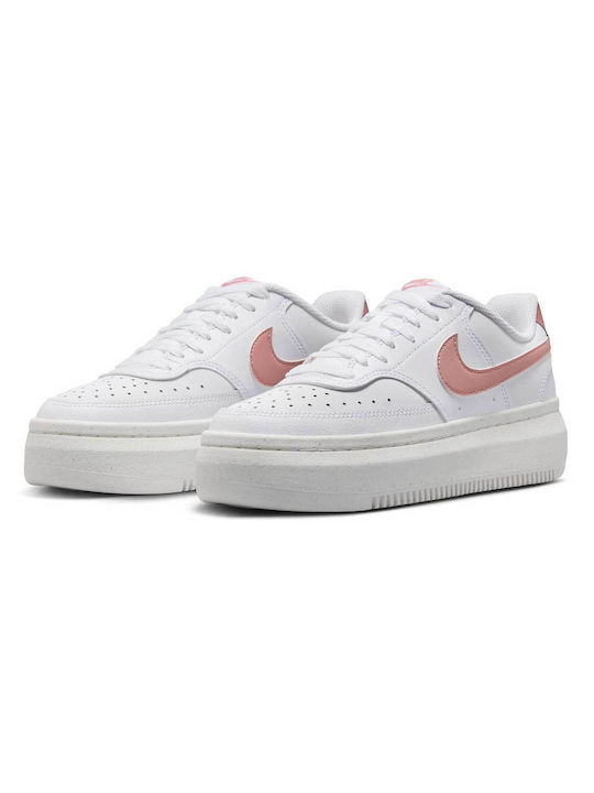 Court Vision Alta Damen Flatforms Sneakers Weiß