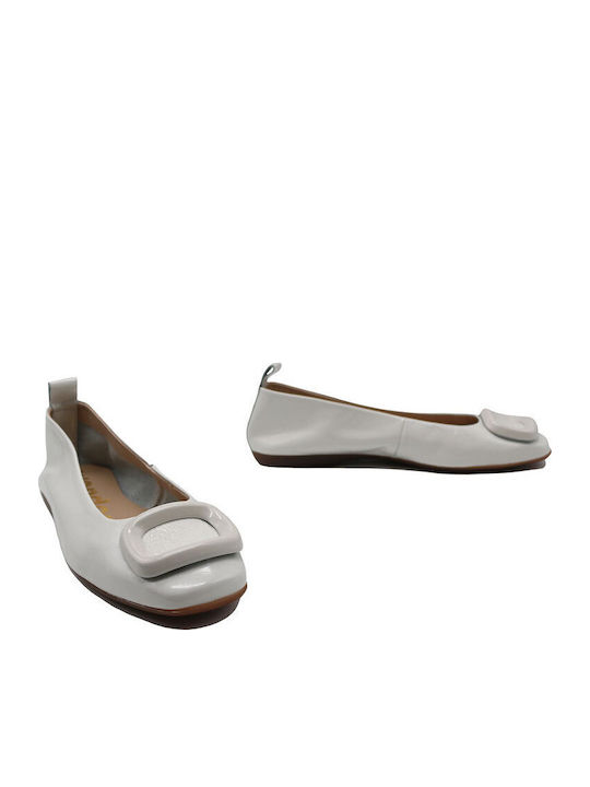 Damen Ballerinas in Weiß Farbe