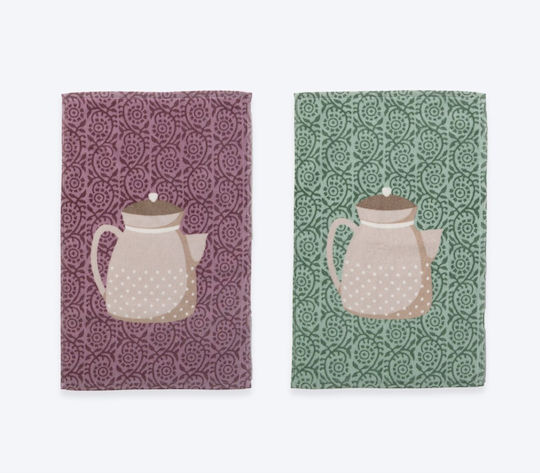 Nef-Nef Homeware Teapot Geschirrtuch in Grün Farbe 40x60cm Nef-Nef Homeware Teapot Geschirrtuch in Grün Farbe 40x60cm