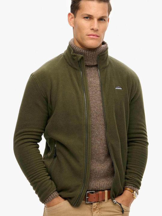 Polar Ανδρική Ζακέτα Fleece Χακί