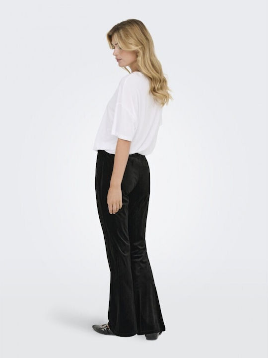 Dama Tesatura Pantaloni Black