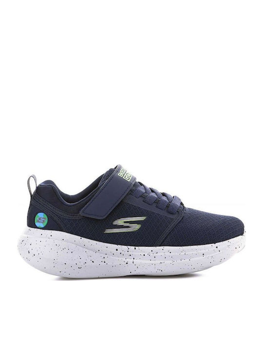 Go Run Kids Sneakers with Scratch Navy Blue