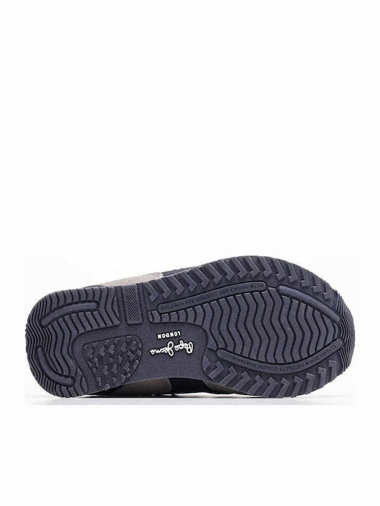 London Kids Sneakers with Scratch Navy Blue