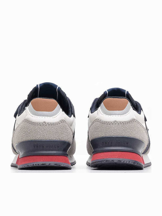 London Kids Sneakers with Scratch Navy Blue