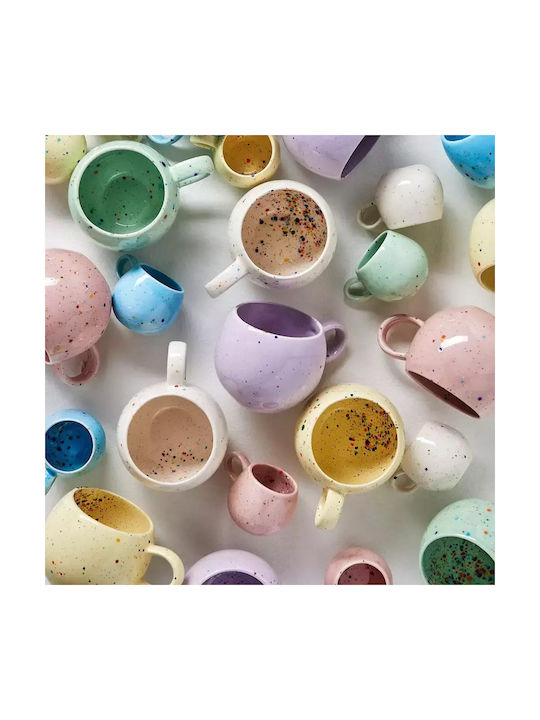 Egg Back Home Κούπα Κεραμική Πολύχρωμη 90ml 6τμχ
