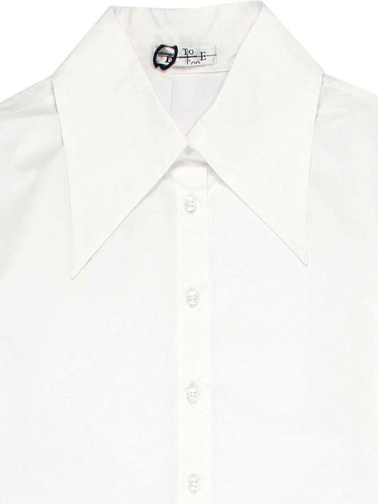 Kids Shirt Sleeveless White
