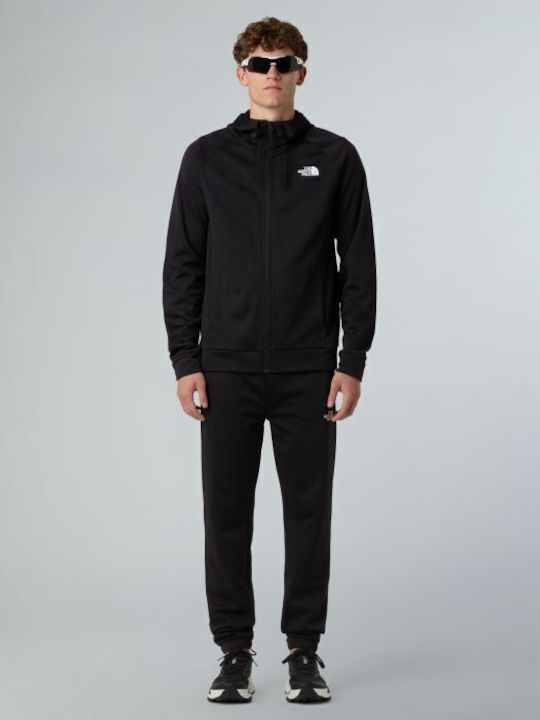 Reaxion Sweatpants Glossy with Elastic Tnf Black Heather