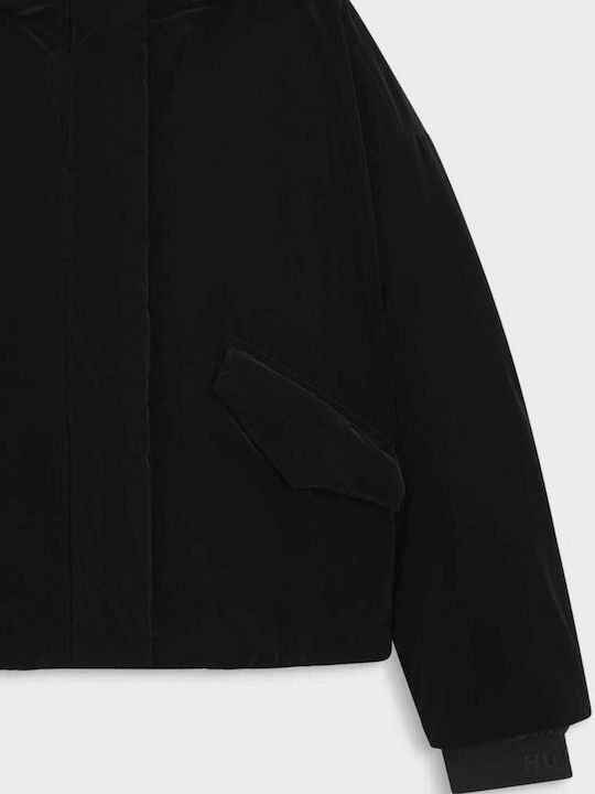 Florita3 Women's Short Lifestyle Jacket Waterproof for Winter Black