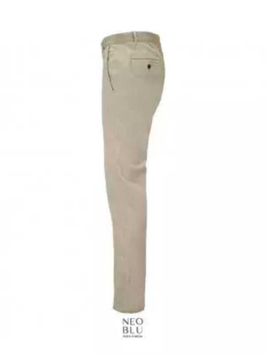 Trousers Elastic Beige