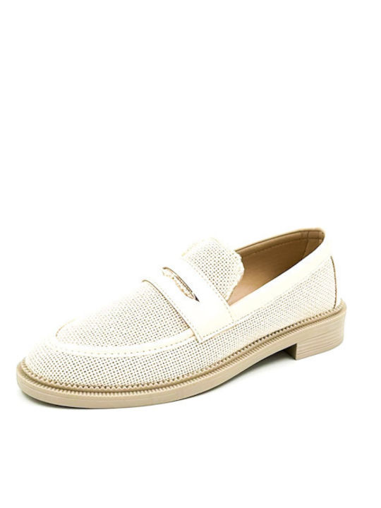 Дамски Loafers в Бежов Цвят