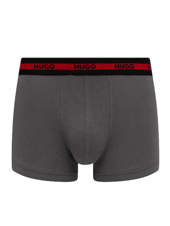 Men's Boxers Black-grey with Patterns 3Pack