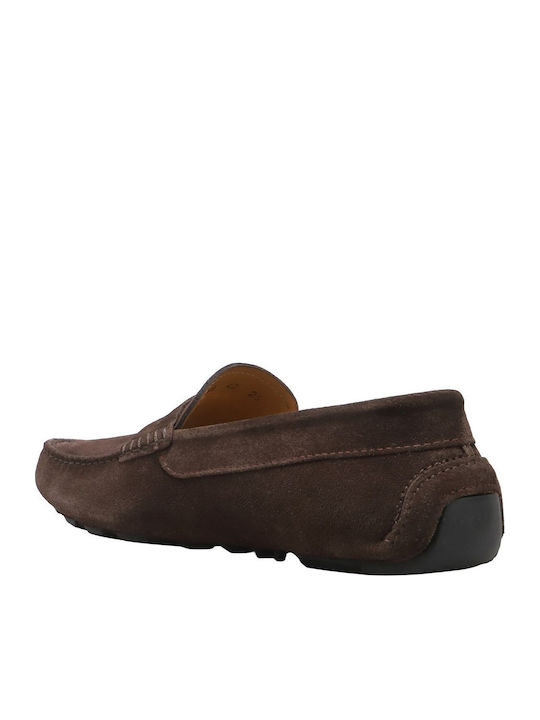 Men's Suede Loafers Brown
