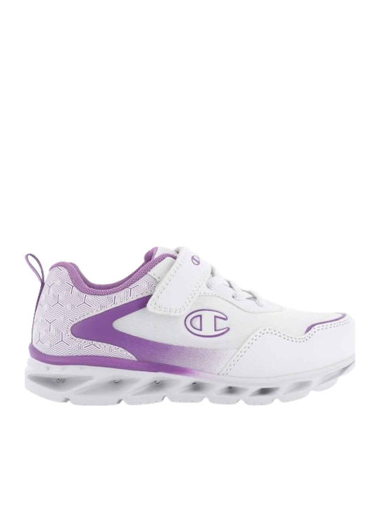 Wave 2 Kinder Sneakers mit Klettverschluss & Lichtern Lila