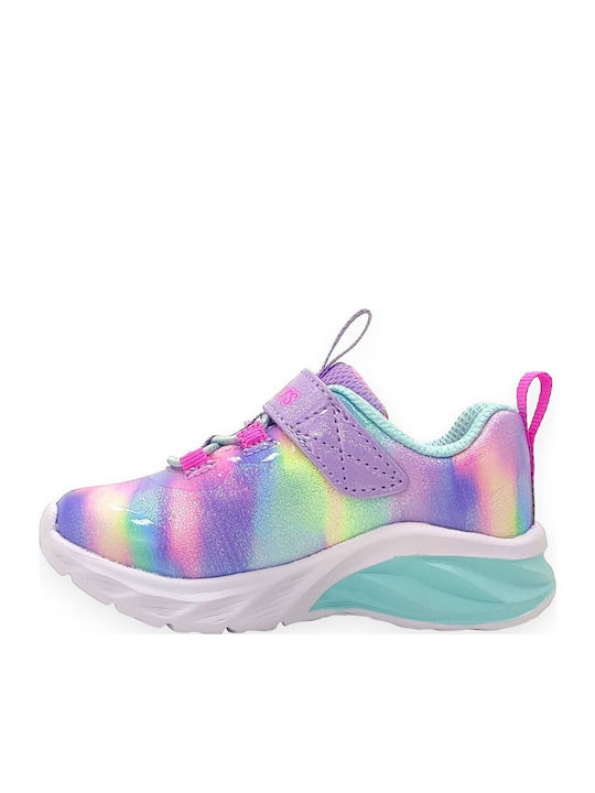 Bungee And Strap Încălțăminte sport Joasa pentru copii cu scai Violet