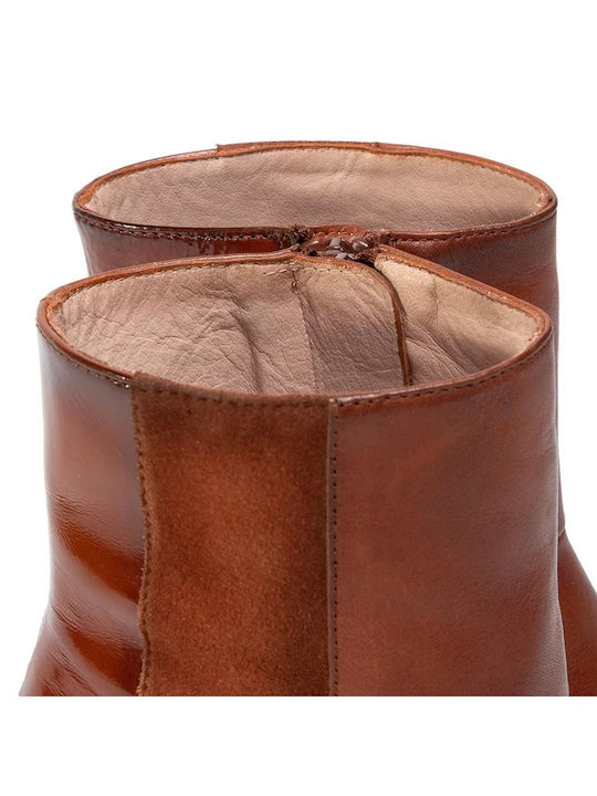 Ghete De Piele Dama Tabac
