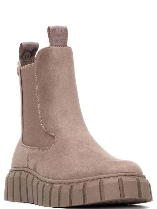 Stiefeletten Damen Braun