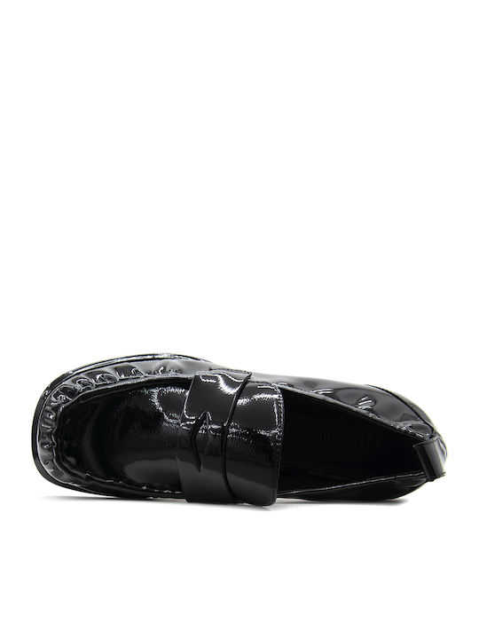 Kiora Γυναικεία Loafers σε Μαύρο Χρώμα