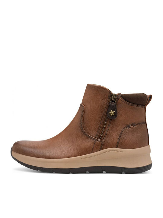 Stiefeletten Damen Tabac Braun