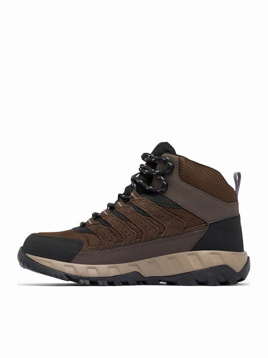 Columbia Strata Trail Γυναικεία Ορειβατικά Μποτάκια Αδιάβροχα Καφέ