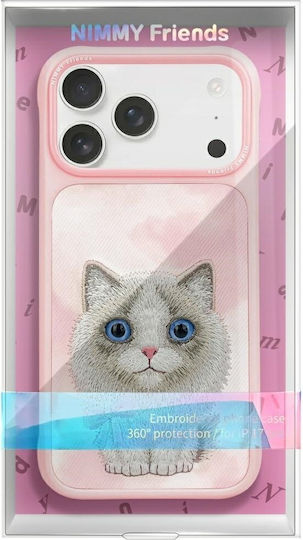 Nimmy 360 Full Cover Σιλικόνης / Πλαστικό Αδιάβροχο Ροζ (iPhone 17 Pro)