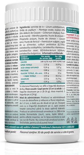 Zenyth Colon Help Probiotic Forte Συμπλήρωμα με Προβιοτικά & Πρεβιοτικά 240gr