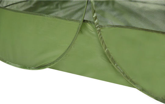 Self-Expanding Tent Insect Net Beach Camping 190x120x95 Cm Green