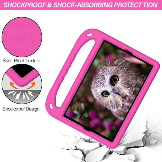 Sonique Jazzy Umschlag Rückseite für Kinder Fuchsie (Samsung Galaxy TAB A 10.1" 2019 T515/T510)