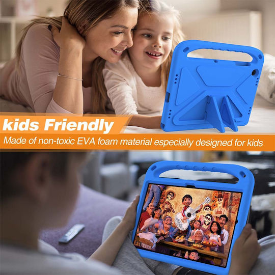Sonique Jazzy Umschlag Rückseite für Kinder Blau (Samsung Galaxy Tab A9+ 11)