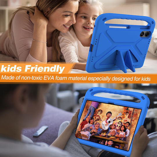 Sonique Jazzy Umschlag Rückseite für Kinder Blau (Xiaomi Redmi Pad Pro 12.1)