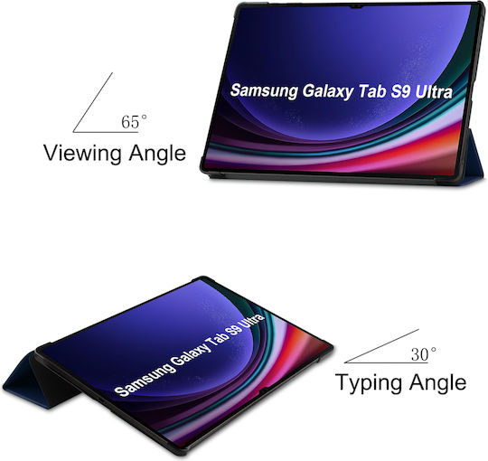 Sonique Flip Cover Ανθεκτική Μπλε (Samsung Galaxy Tab S9 Ultra, Galaxy Tab S10 Ultra)