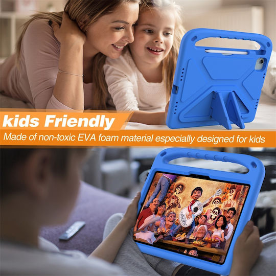 Sonique Jazzy Umschlag Rückseite für Kinder Blau (Apple iPad Pro 2024 11", iPad Air 2024 11)