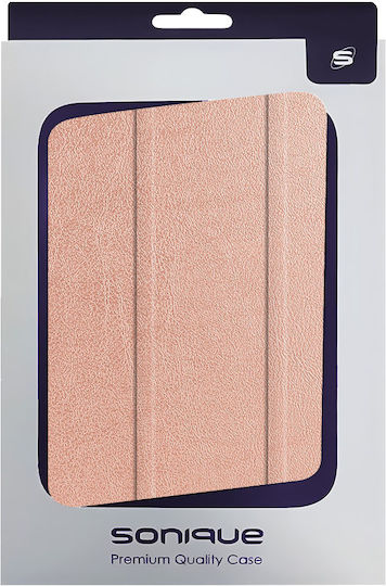 Sonique Flip Cover Ανθεκτική Ροζ Χρυσή (Apple iPad 10th Gen 10.9" (2022))