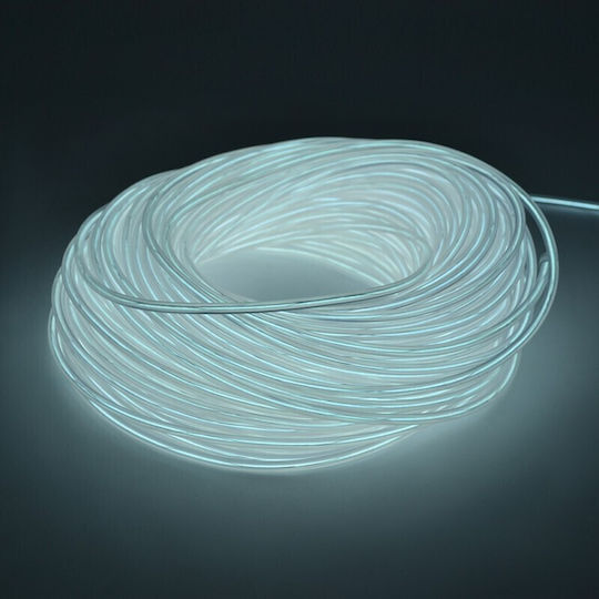 Glowmania Kit Luminiscent El Wire Pentru Reglaj Roți Bicicletă 4 M Lungime Invertori Incluși