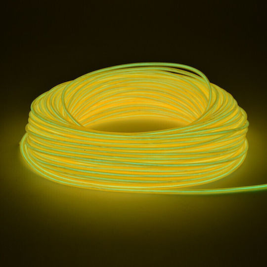 Glowmania Kit Luminiscent El Wire Pentru Reglaj Roți Bicicletă 4 M Lungime Invertori Incluși