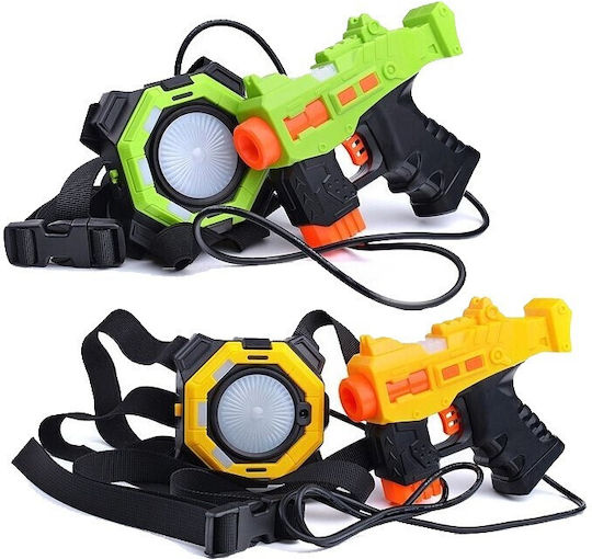 Set 2 Laser Tag Toy Guns Light Sound Effects Batteries Included 3 Years+