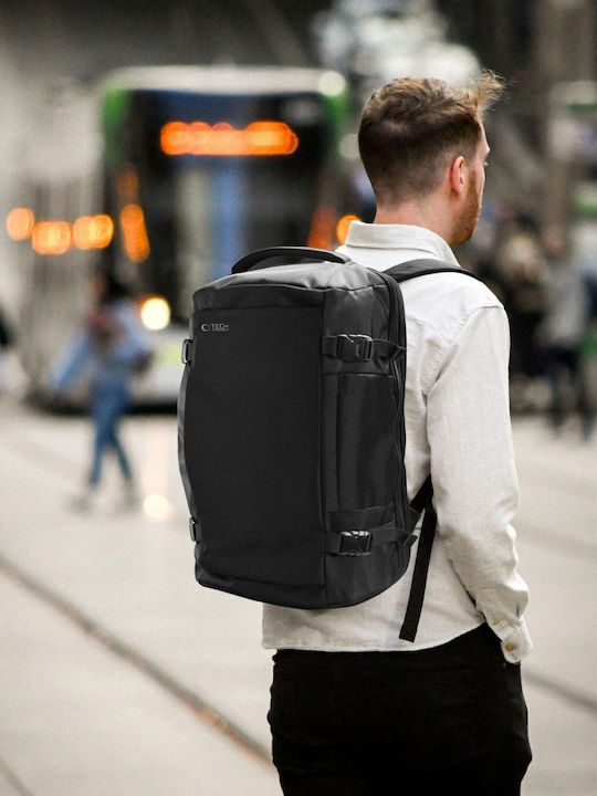 Tech-Protect Defender Τσάντα Πλάτης για Laptop σε Μαύρο χρώμα