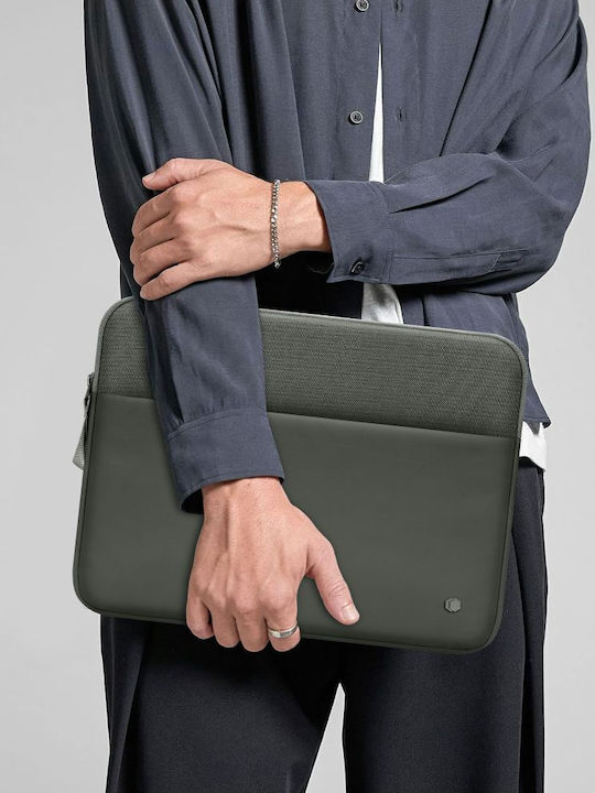 Tech-Protect Sleeve Tasche Fall für Laptop 14" in Grün Farbe