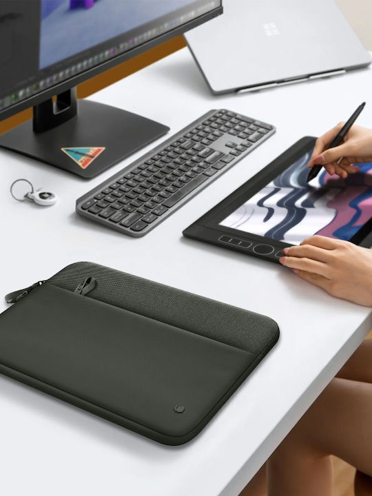 Tech-Protect Sleeve Tasche Fall für Laptop 14" in Grün Farbe