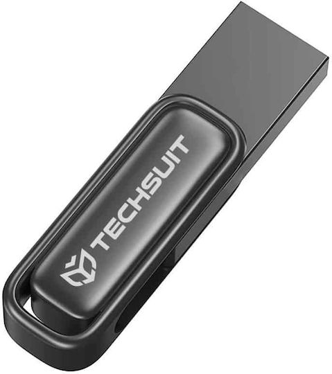 Techsuit 128GB USB 3.0 Stick Γκρι