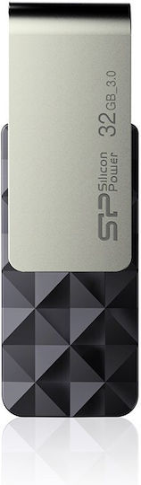 Silicon Power Blaze B30 32GB USB 3.2 Stick Negru