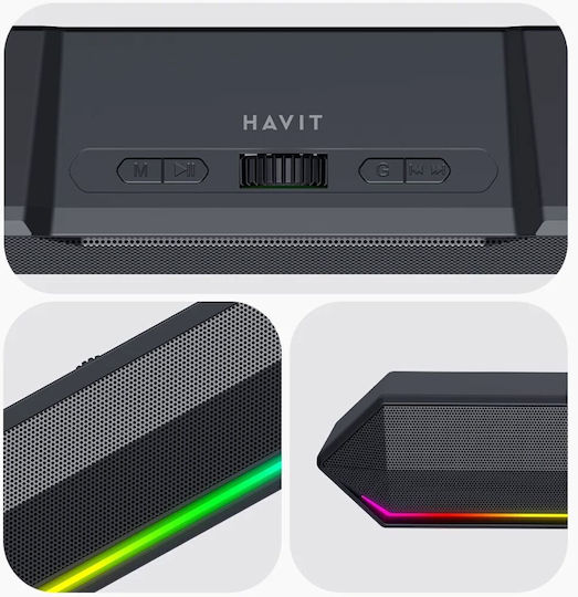 Havit SK772BT Ηχείο Bluetooth 10W με Διάρκεια Μπαταρίας έως 4 ώρες Μαύρο