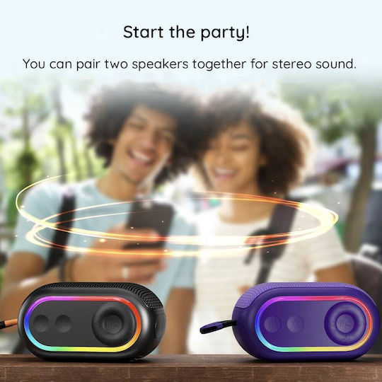 Havit SK809BT Ηχείο Bluetooth 6W με Ραδιόφωνο και Διάρκεια Μπαταρίας έως 8 ώρες Μωβ
