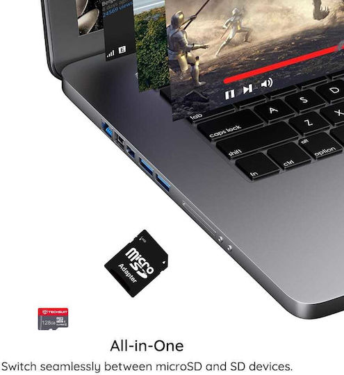 Techsuit microSDHC 128GB Клас 10 10MB/s с адаптер