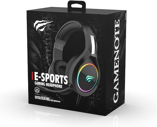 Havit H2002D Over Ear Gaming Headset με σύνδεση 3.5mm Red/White