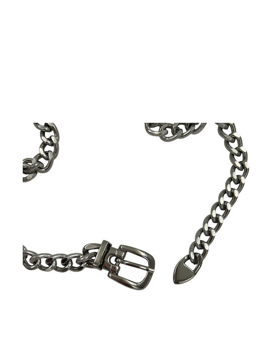Дамски Колан Chain Сребрист
