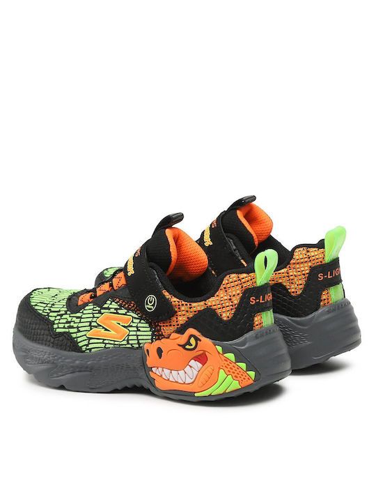Kids Sneakers with Scratch & Lights Multicolour