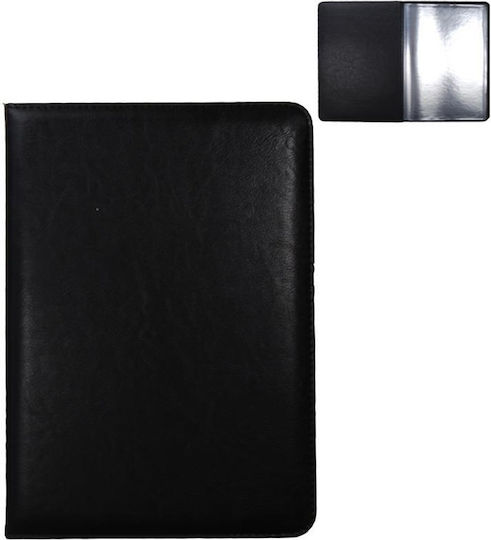Next Menu Holder Made of PU Leather in Black Colour 29.7x21x29.7 cm