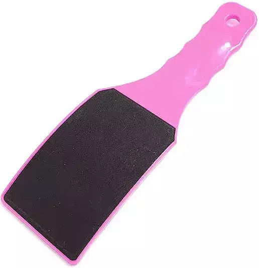 Wd Fußfeile Wave Doppelte Fußreinigungsraspel 23 x 6,5 cm Pink