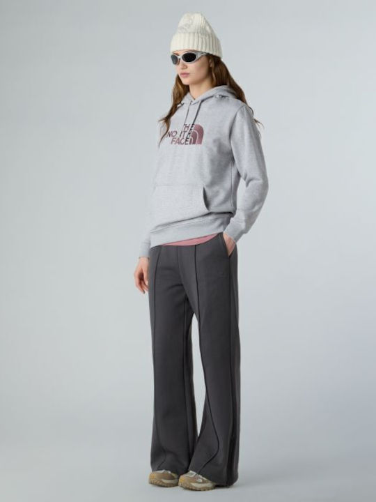 Drew Peak Pull Women's Sweatshirt Hooded Light Grey Heather-tawny Quartz